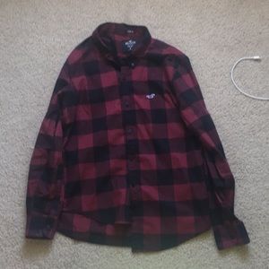Hollister Epic Flex Long Sleeve Button Down Shirt